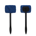 Windshield Cleaner Brush Kit — Long Handle, Microfiber