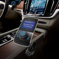 Bluetooth FM Transmitter — OLED Display, Hands-Free