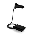 4-Port USB Car Charger — 6.8A, Dual Lighter Socket