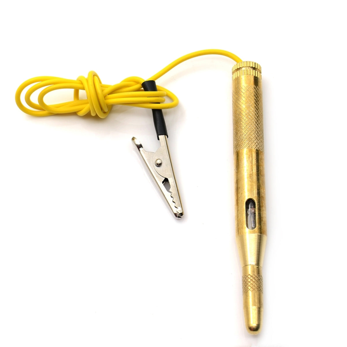 Automotive Circuit Tester — 6–12V Brass Test Light