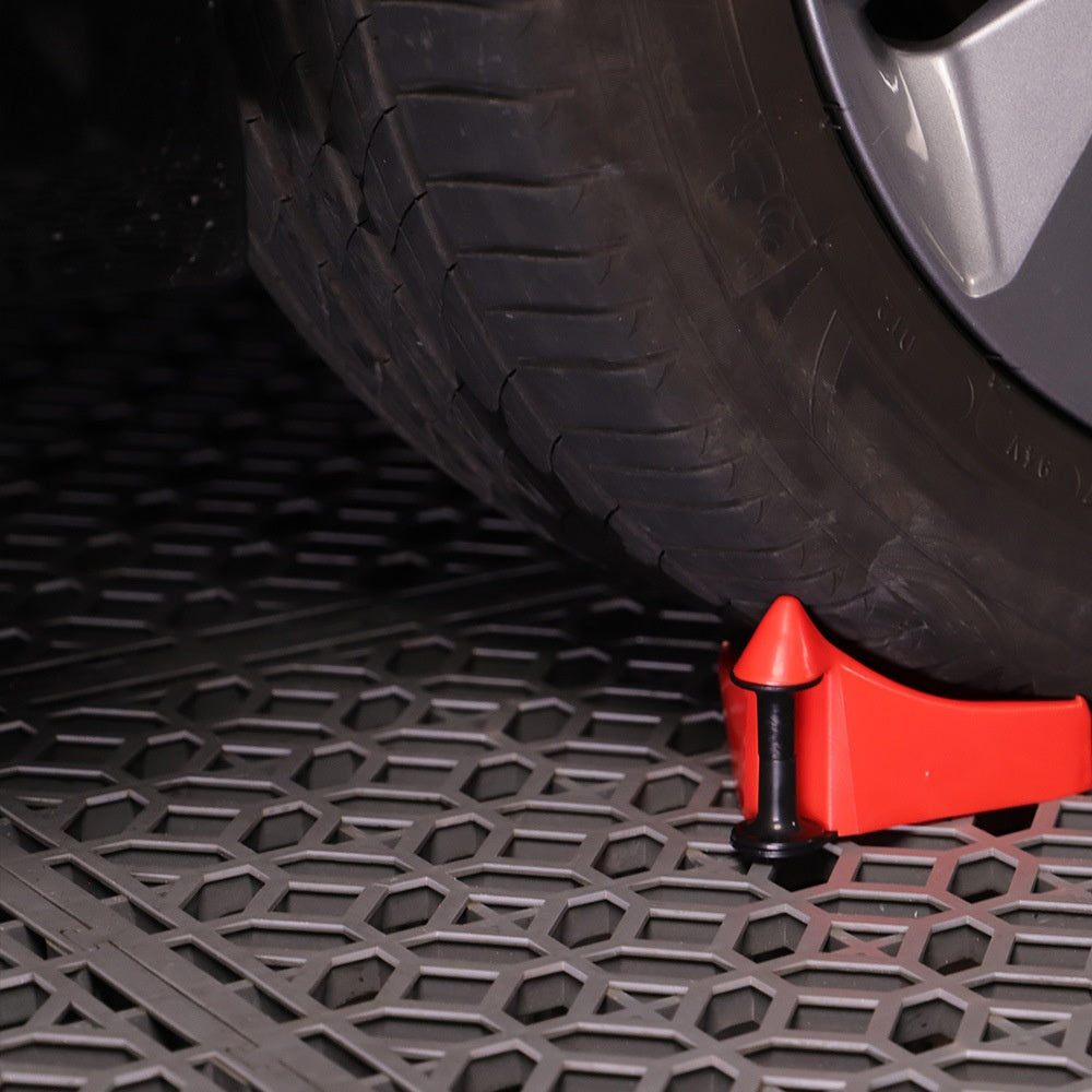 Rubber Wheel Stop Block — Parking Stopper