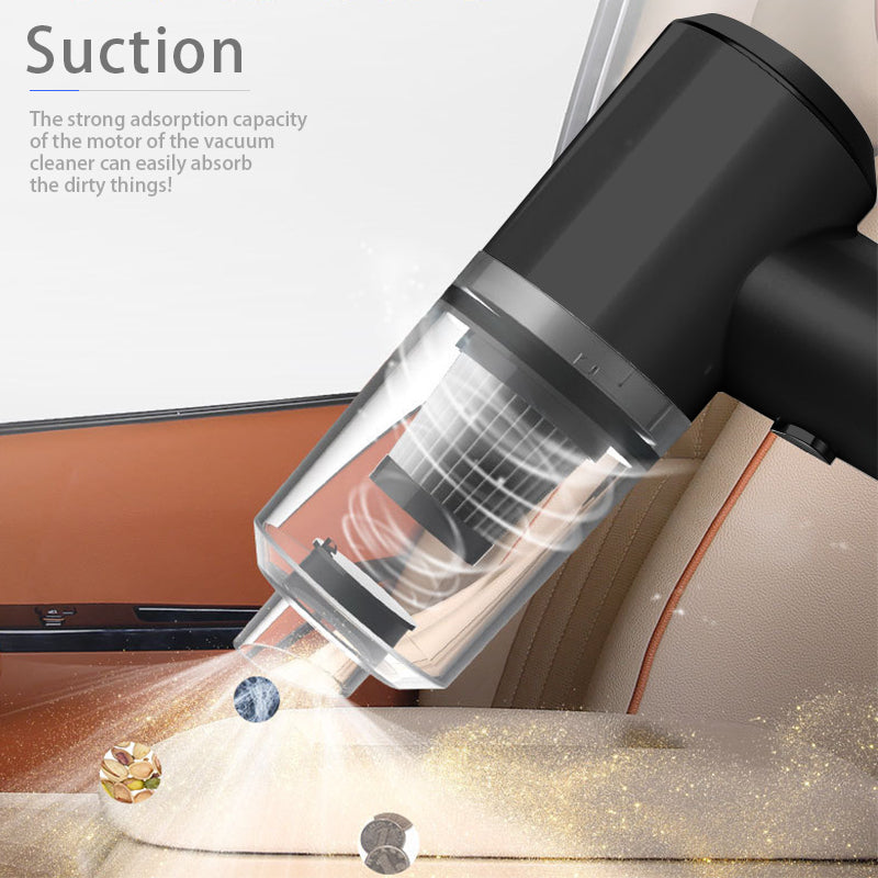 Cordless Handheld Car Vacuum — Portable High-Power