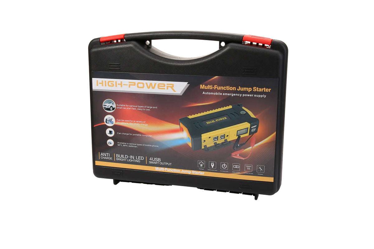 Portable Jump Starter — Emergency Car Battery Booster