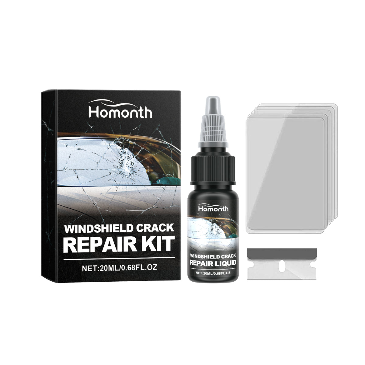 Windshield Crack Repair Kit — Resin, 20ml