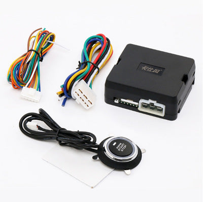 One-Key Start & Anti-Theft Alarm System — 12V Universal