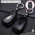 Carbon Fiber Key Cover — Smart Key Shell