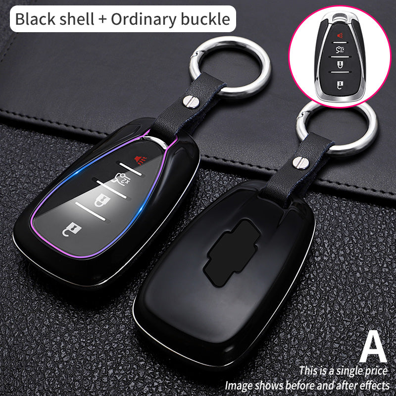 Carbon Fiber Key Cover — Smart Key Shell