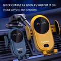 Wireless Charger Phone Mount — Auto-Clamp Car Holder