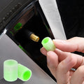 Glow-in-the-Dark Valve Caps — Luminous (4-Pack)
