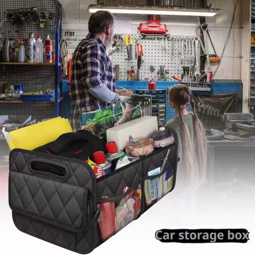 Folding Trunk Organizer — 58L Storage Box