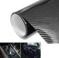 5D Carbon Fiber Vinyl Film — Gloss Black (152×20cm)