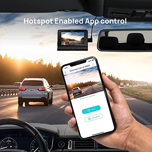70mai A800S 4K Dash Cam — Dual Channel