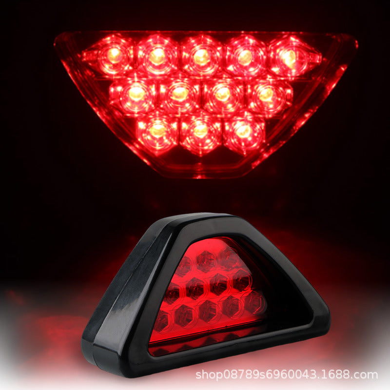 LED Rear Fog & Brake Warning Light — Triangle, Universal