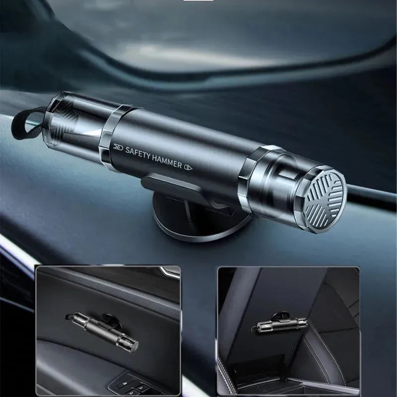 2-in-1 Safety Hammer & Seat Belt Cutter — Tungsten Steel